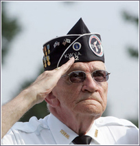 Saluting Veteran